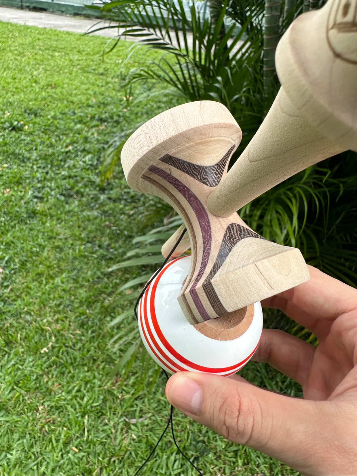 Cereal Kendama KWC Red Ascent Shape(シリアルけん玉 KEC レッド
