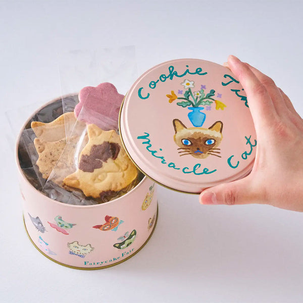 期間限定】Berry Miracle Cat Cookie Tin (神様のいたずらベリーネコ