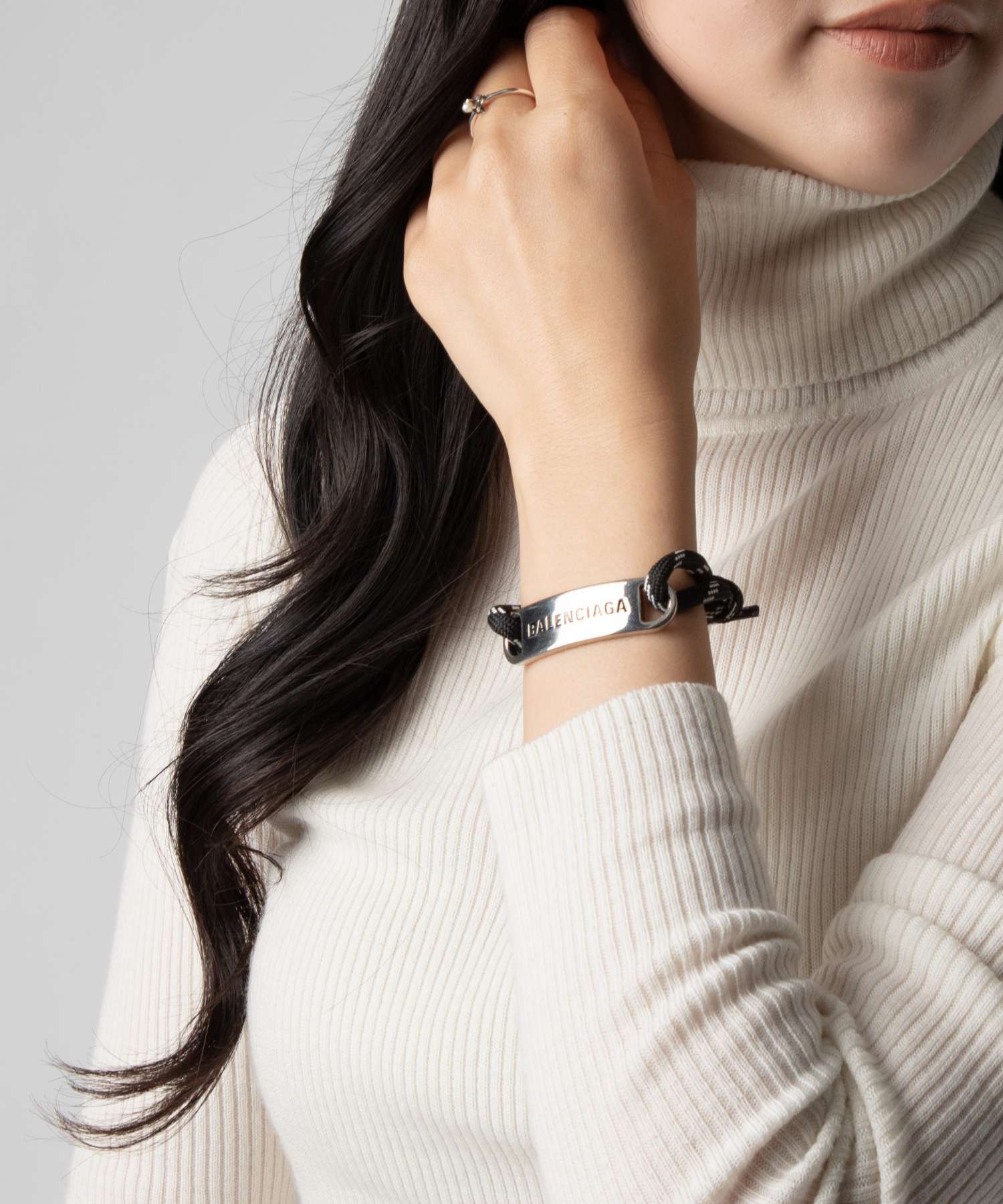 BALENCIAGA BALENCIAGA BALENCIAGA BALENCIAGA Plate Bracelet 656418 TVX4