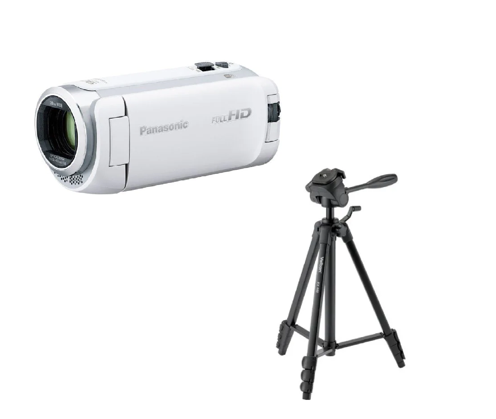 美品]PanasonicHC-V480MSビデオカメラ+SDカード+三脚セット Panasonic