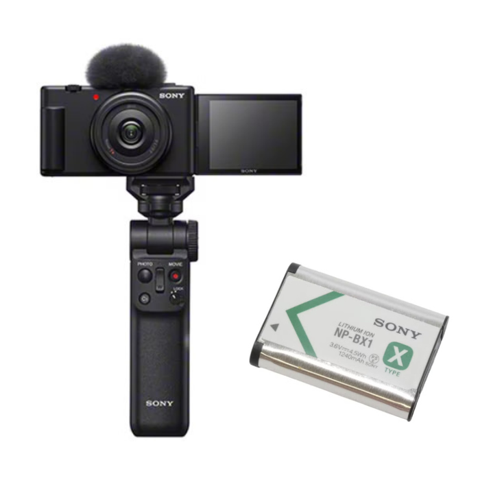 SONY VLOGCAM ZV-1F ブラック（ハンドグリップ・SDカード付） Amazon