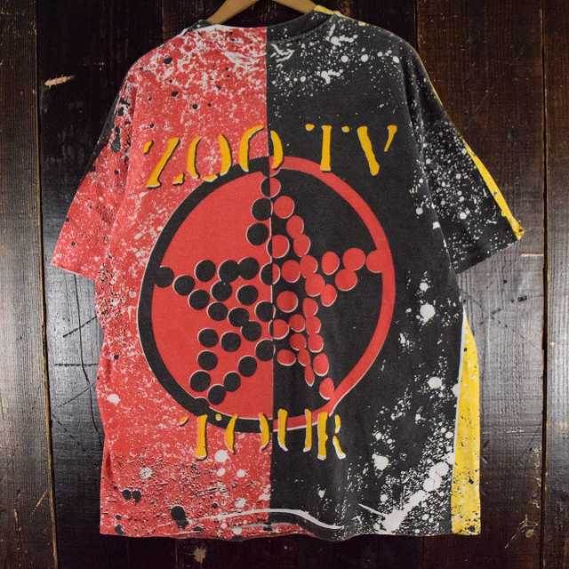 90代 ユーツー アクトンベイビー ロック 大判 ミュージック バンT