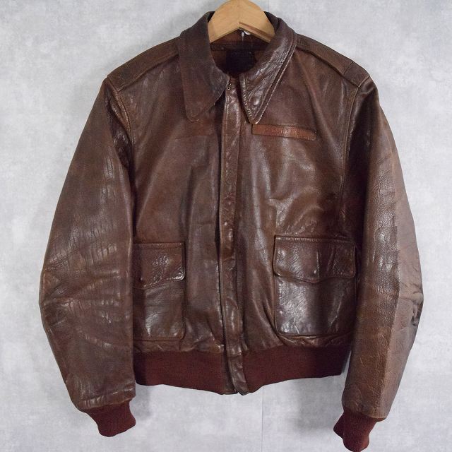 40s 50s A-2 フライトジャケット レザージャケット ホースハイド