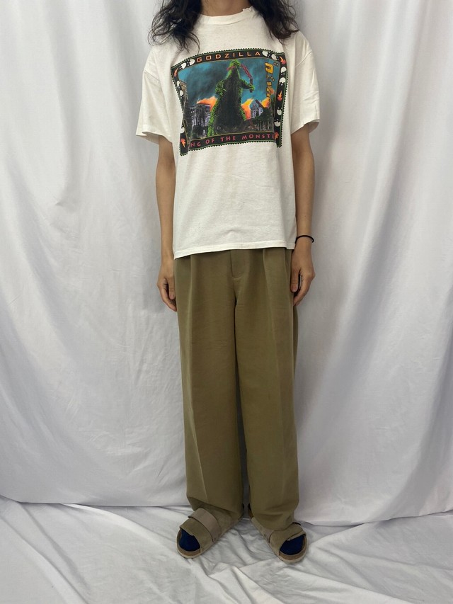 90年代 90s ゴジラ アメリカ製 モンスター ムービー 白 ホワイト