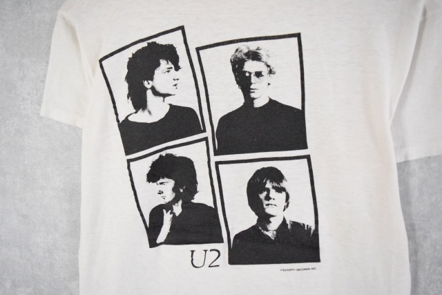 希少 80s U2 ヴィンテージ バンドTシャツ LOVE TOWN 当時物 希少 80s
