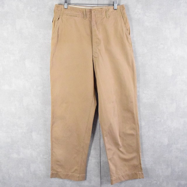 40年代 40s アメリカ軍 米軍 M-43 M43 ベージュ チノパン │ヴィテージ