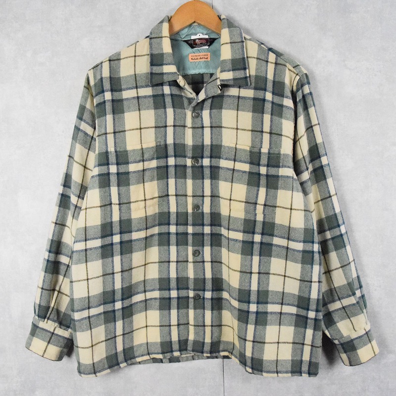 ヴィンテージ50.60sウールリッチ ウールシャツ 50〜60年代 WOOLRICH