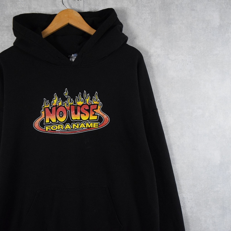 ノーユースフォーアネイム ミュージック 黒 ブラック スウェット