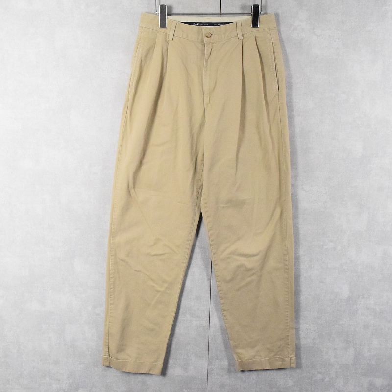 90年代 90s ラルフローレン ポロチノ ツータック パンツ │ヴィテージ