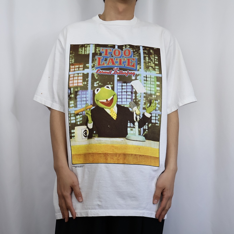 デルタ 90s/TOO LATE/Kermit/カーミット/Tシャツ/L デルタ 90s/TOO