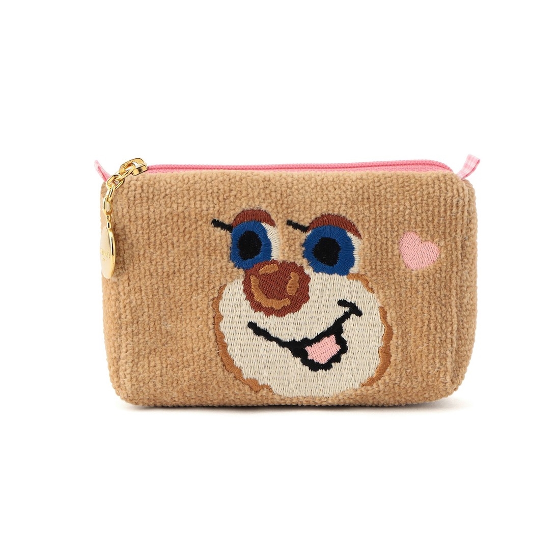 ドアップテディガール ポーチ L/DUG-243232(ベージュ): LOVERARY BY