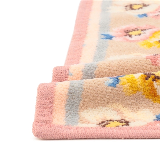 未使用 フェイラー バスタオル アネモネ FEILER 花柄 グレー系 FEILLER