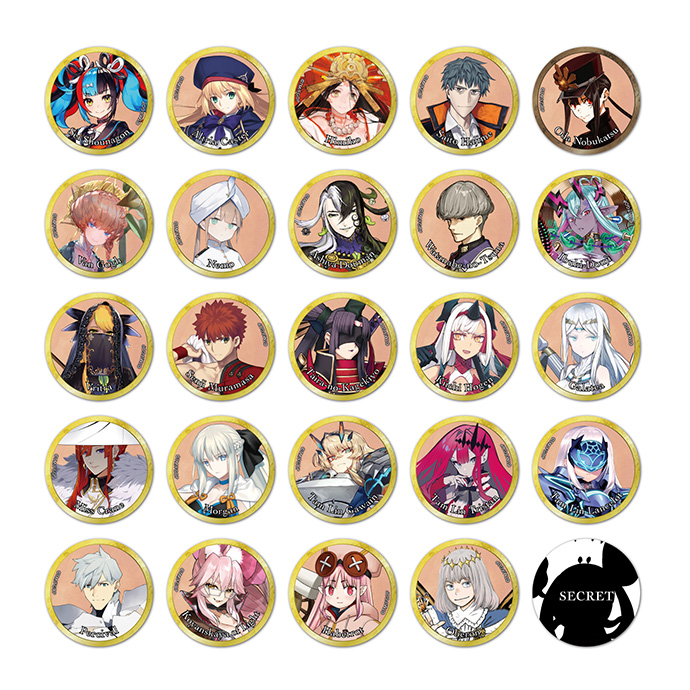 FGO バーゲスト ステッカー】FGO Fate バーヴァンシー 缶バッジ