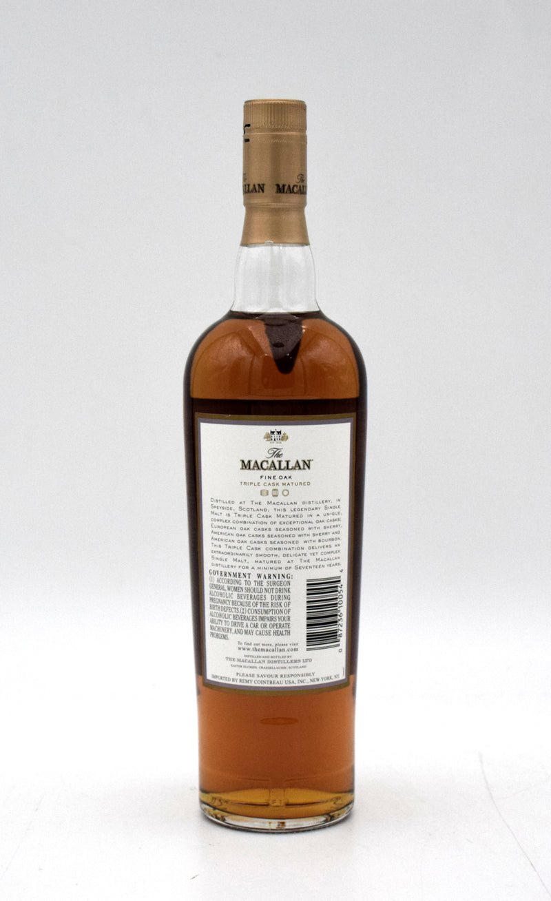 Macallan Fine Oak 17 Year Single Malt Scotch – FineLiquors