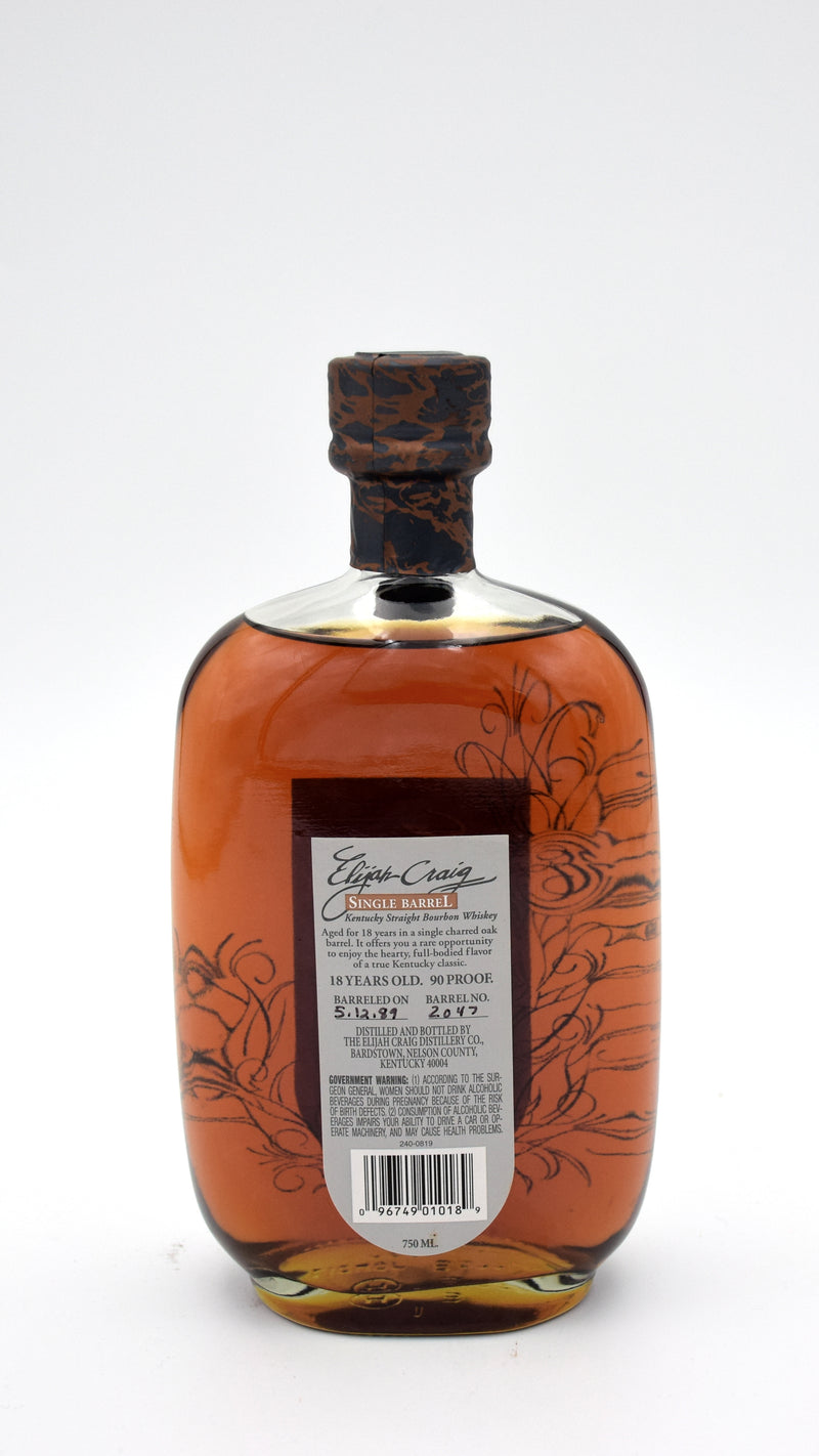 Elijah Craig 18 Year Single Barrel Bourbon (1989 Release