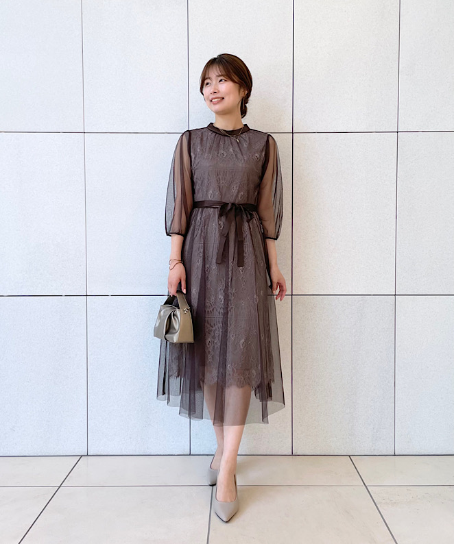 追加】レース&チュール重ね催事ワンピース｜Stola.（ストラ）公式通販