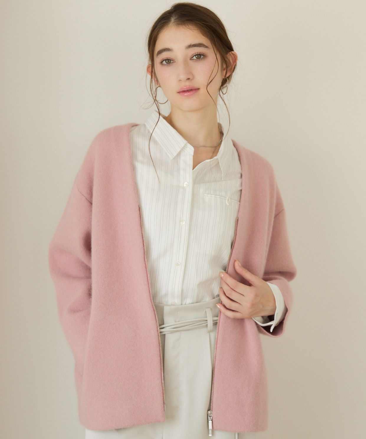 stola. ストラ コート ピンク stola. ストラ コート ピンク stola