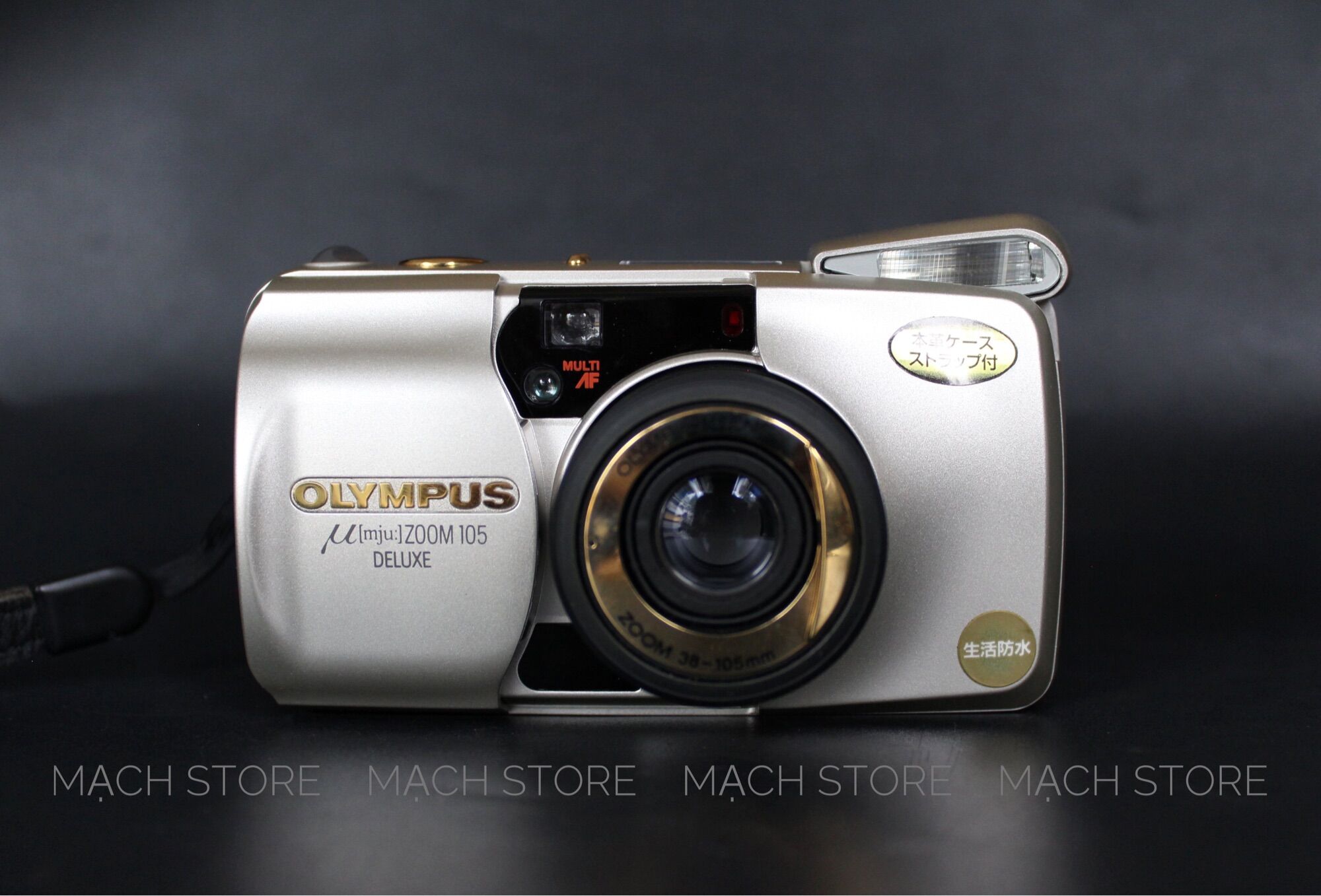 完動 美品 OLYMPUS mju μ ZOOM 105 Deluxe 箱付 MÁY ẢNH FILM OLYMPUS