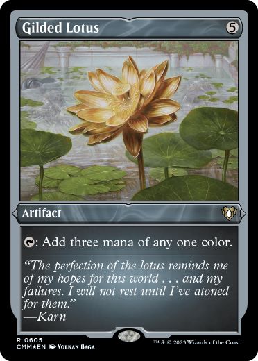 MTG 金粉の水蓮/Gilded Lotus SLD 日本語版FOIL 未開封 イフリート 金粉