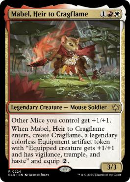 MTG レイズドFoil 岩山炎の後継者、メイブル 英語 Foil】(224)《岩山炎の