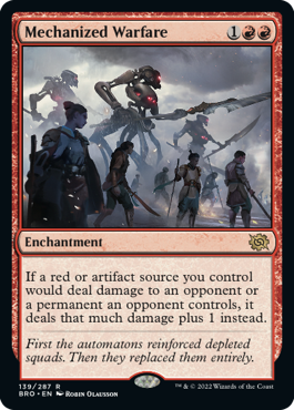 139)《機械化戦/Mechanized Warfare》[BRO] 赤R | 日本最大級 MTG通販
