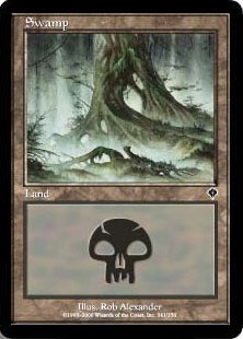 Foil】(341)《沼/Swamp》[INV] 土地 | 日本最大級 MTG通販サイト