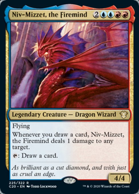 Foil 火想者ニヴ＝ミゼット/Niv-Mizzet ゲームデープロモ その1 Foil 火想