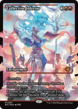 フラクチャー・Foil】(397)□ショーケース□《集団業火/Collective