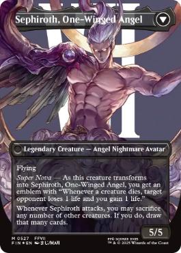 MTG FF 威名のソルジャー、セフィロス サージfoil 1枚② 451)□拡張