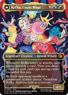Foil】(322)□ボーダーレス□《人造魔導士、ケフカ/Kefka, Court Mage