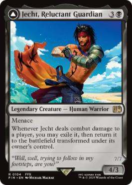 MTG FF 武伝のガード、アーロン 拡張foil 日本語版 MTG FF 武伝
