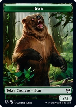 008)《熊トークン/Bear Token》[ELD] 緑 | 日本最大級 MTG通販サイト
