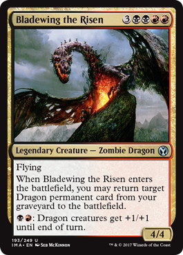 帰ってきた刃の翼/Bladewing the Risen》[IMA] 金U | 日本最大級 MTG
