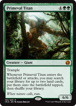 原始のタイタン/Primeval Titan》[MM2] 緑R | 日本最大級 MTG通販