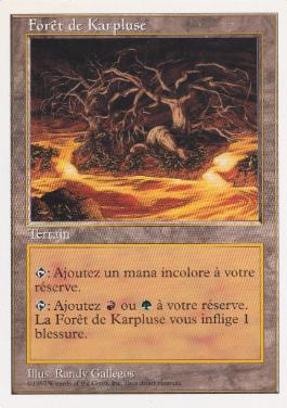 cutreaderMTG カープルーザンの森 10ED Foil 日本語版 cutreader様専用