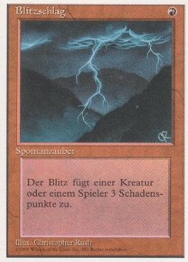 MTG 稲妻 英語版 foil ジャッジ褒賞版 1枚 MTG 稲妻 英語版 foil