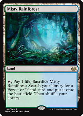 Foil】《霧深い雨林/Misty Rainforest》[EXP] 土地R | 日本最大級 MTG