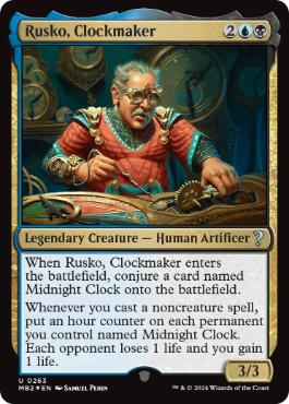 Foil】(263)《時計技師、ルスコ/Rusko, Clockmaker》[MB2] 金U | 日本