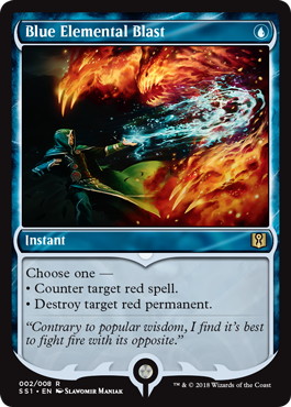 Foil】《青霊破/Blue Elemental Blast》[SS1] 青R | 日本最大級 MTG