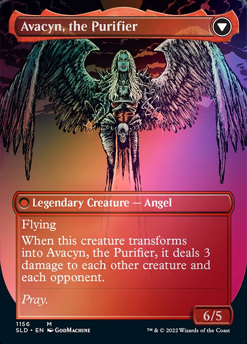 希望の天使アヴァシン(ボーダーレスfoil) mtg イニストラードリ