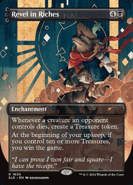 Foil】(1830)《富の享楽/Revel in Riches》[SLD] 黒R | 日本最大級 MTG