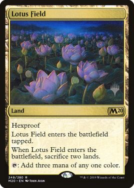 ギャラクシー・Foil】(113)□ボーダーレス□《睡蓮の原野/Lotus Field