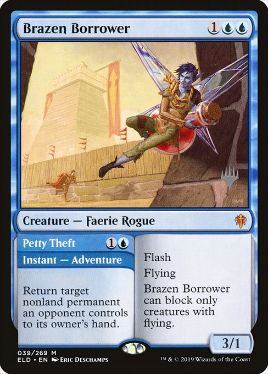 MTG 日本語 エルドレインの王権 厚かましい借り手 ショーケースverfoil