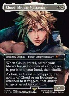 MTG ミッドガルの傭兵、クラウド JP スポットライトシリーズ プロモ