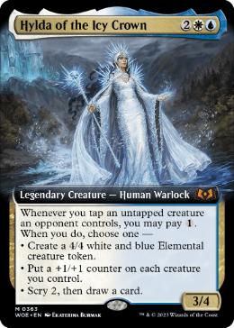 MTG 氷冠のヒルダ ドイツ語版 プロモ foil Dokomi Hylda of the Icy