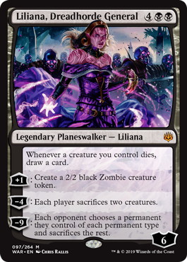 mtg プロモパック版 戦慄衆の将軍、リリアナ 天野嘉孝 war mtg プロモ