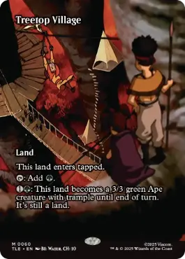 Foil】《樹上の村/Treetop Village》(ゲートウェイ)[10ED-P] 土地U