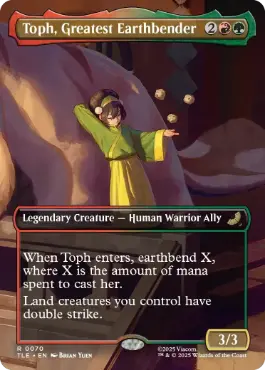 070)□ボーダーレス□《最強の土のベンダー、トフ/Toph, Greatest