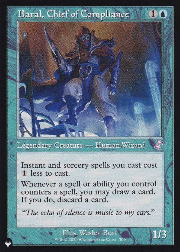 ダブルレインボウ・Foil】(138)《遵法長、バラル/Baral, Chief of