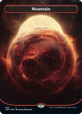 ギャラクシーFOIL】山6枚 惑星 軌道 宇宙 アンフィニティUNF MTG